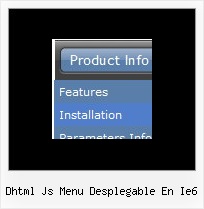 Dhtml Js Menu Desplegable En Ie6 Dhtml Slide Down Menus