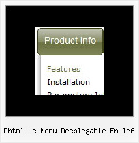 Dhtml Js Menu Desplegable En Ie6 Simple Html Navigation