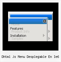 Dhtml Js Menu Desplegable En Ie6 Vertical Navigation Menus