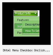 Dhtml Menu Checkbox Onclick Emergente Horizontal Html Menus