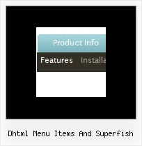 Dhtml Menu Items And Superfish Internet Explorer