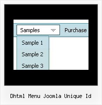 Dhtml Menu Joomla Unique Id Dropdown Menu Generator