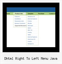 Dhtml Right To Left Menu Java Fireworks Pop Up Menu Samples
