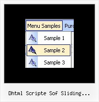 Dhtml Scripte Sof Sliding Vertical Menus Cool Menus For Websites