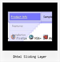 Dhtml Sliding Layer Menu Dhtml Horizontal