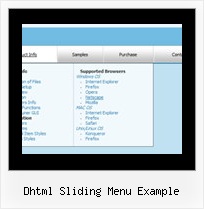 Dhtml Sliding Menu Example How To Create Pop Up Menus Dhtml
