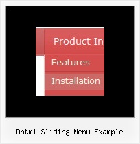 Dhtml Sliding Menu Example Dropdown Mit Javascript