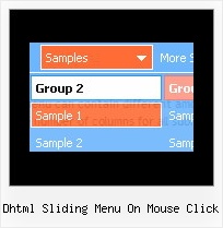 Dhtml Sliding Menu On Mouse Click Html Simple Vertical Submenu