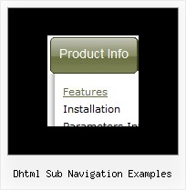 Dhtml Sub Navigation Examples Javascript Xp Bar
