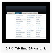 Dhtml Tab Menu Iframe Link Sliding Menu Systems
