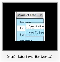 Dhtml Tabs Menu Horizontal Javascript Dynamic Menu Source Code