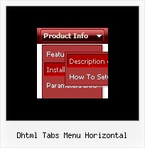 Dhtml Tabs Menu Horizontal Slide Menu Java