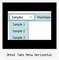 Dhtml Tabs Menu Horizontal Mouse Over Menu Java