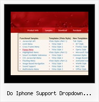 Do Iphone Support Dropdown Javascript Dhtmlmenu Transparent