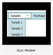 Dojo Menubar Javascript Popup Menu Editor