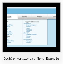 Double Horizontal Menu Example Tree Menu Examples