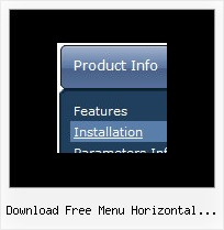Download Free Menu Horizontal Desplegable Popup Menu Javascript Windows Style