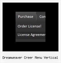 Dreamweaver Creer Menu Vertical Drop Down On Rollover