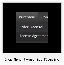 Drop Menu Javascript Floating Web Menu Frame