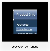 Dropdown Js Iphone Menu Web