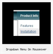 Dropdown Menu On Mouseover Javascript Netscape Menu
