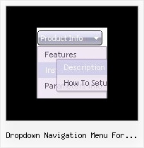 Dropdown Navigation Menu For Umbraco Javascript Sliding Layers