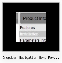 Dropdown Navigation Menu For Umbraco Pull Down Menu Sample