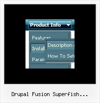 Drupal Fusion Superfish Horizontal Dropdown Menus Popup Code