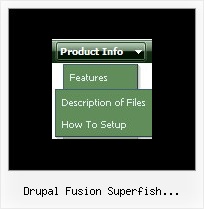 Drupal Fusion Superfish Horizontal Dropdown Menus Creating An Html Menu