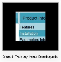 Drupal Theming Menu Desplegable List Menu Sample