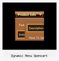 Dynamic Menu Opencart Javascript Expandable Menu Fireworks
