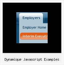 Dynamique Javascript Examples Menu Creator