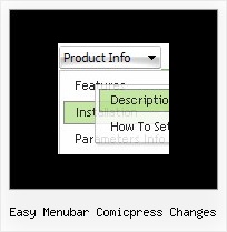 Easy Menubar Comicpress Changes Xp Menu Webmenu