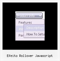 Efeito Rollover Javascript Dhtml Drag Menu