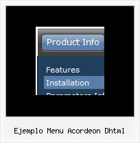 Ejemplo Menu Acordeon Dhtml Code Javascript Vertical Menu Bar