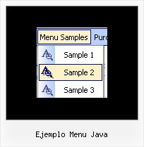 Ejemplo Menu Java Java Script Menu Tree