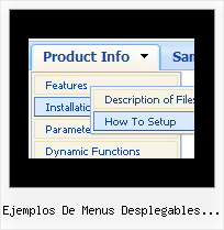 Ejemplos De Menus Desplegables Con Javascript Java Menu Script Examples