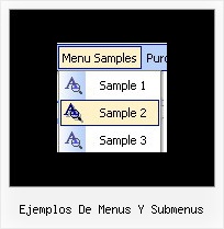 Ejemplos De Menus Y Submenus Html Menu Code