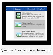 Ejemplos Disabled Menu Javascript Java Script Horizontal Navigation