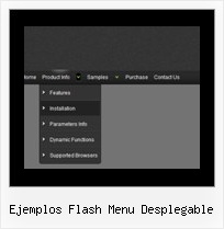 Ejemplos Flash Menu Desplegable Javascript Menu Tendina