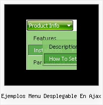 Ejemplos Menu Desplegable En Ajax Dynamic Menu On Mouseover