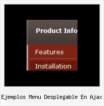 Ejemplos Menu Desplegable En Ajax Menus In Css