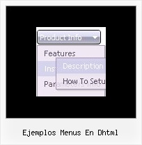 Ejemplos Menus En Dhtml Navigation Mit Javascript