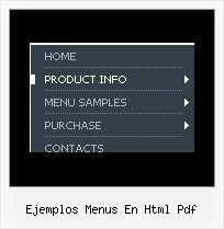 Ejemplos Menus En Html Pdf Transparent Dhtml Drop Down Menu