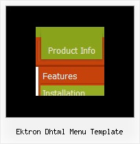 Ektron Dhtml Menu Template Arrows For Expanding Menu