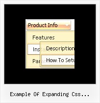 Example Of Expanding Css Navigation Creating Movable Layers Dhtml