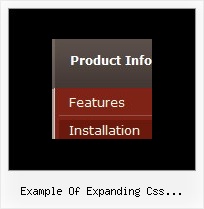 Example Of Expanding Css Navigation Layers With Javascript