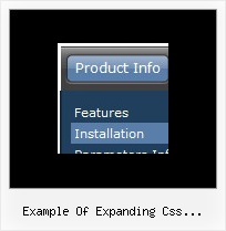 Example Of Expanding Css Navigation Create Pop Menu Html