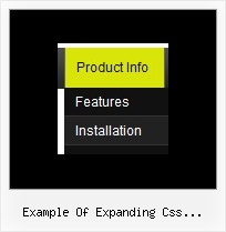 Example Of Expanding Css Navigation Xp Style Templates
