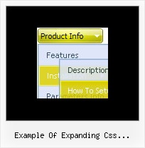 Example Of Expanding Css Navigation Crear Menus Java